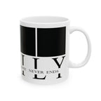 Personalized Family Photo Mug – Custom Picture & Quote Coffee Cup | “Family Where Life Begins” Gift
