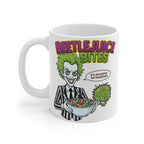 Beetlejuice Bites Breakfast Cereal Mug – Funny Beetlejuice Coffee Cup, Horror Movie Fan Gift