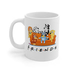 Cute Cartoon Dog Friends Sofa Mug – Funny Coffee Cup Gift for TV Lovers & Best Friends