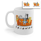 Cute Cartoon Dog Friends Sofa Mug – Funny Coffee Cup Gift for TV Lovers & Best Friends