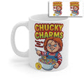 Chucky Charms Horror Coffee Mug – Killer Cereal Parody Cup for Horror Movie Fans