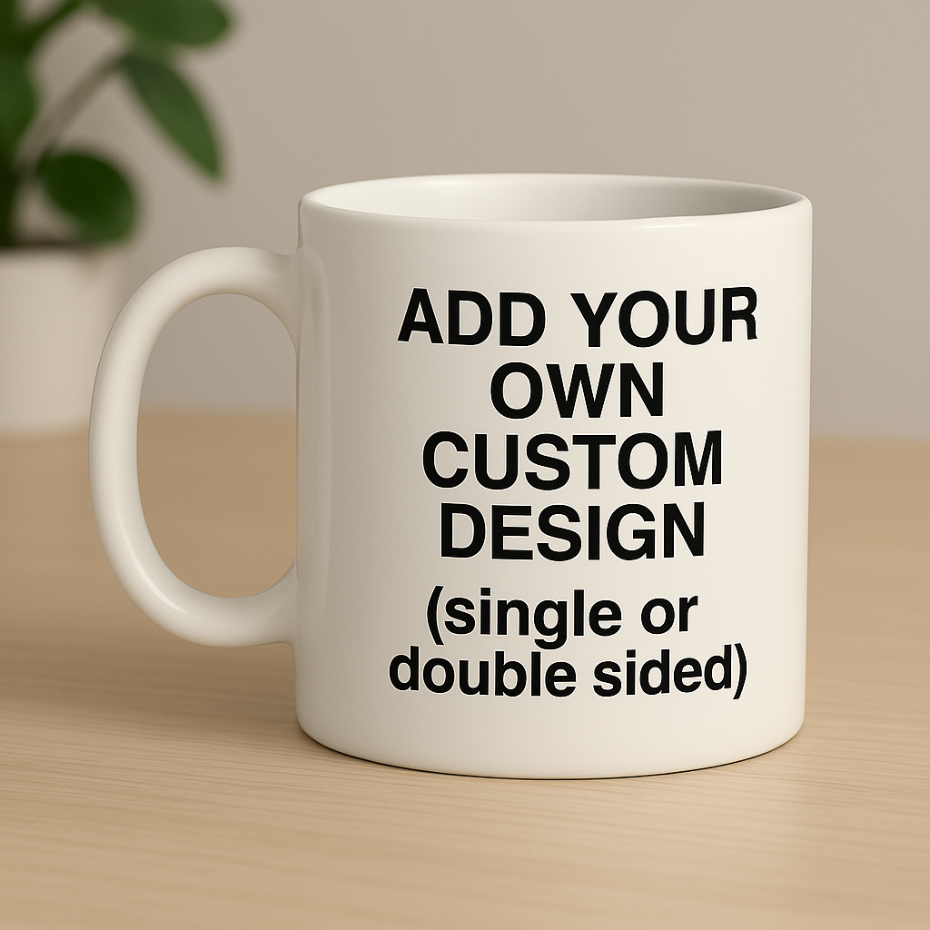 Custom Photo & Text Mug – Personalized Coffee Cup | Create Your Own Design Gift