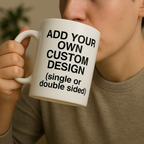 Custom Photo & Text Mug – Personalized Coffee Cup | Create Your Own Design Gift