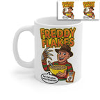 Freddy Flakes Horror Cereal Mug – Funny Nightmare Parody Coffee Cup for Horror Movie Fans