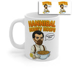 Hannibal Honey Hoops Funny Horror Mug – Dark Humour Cereal Parody Coffee Cup