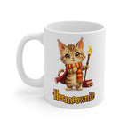 Hermeownie Cat Wizard Mug – Cute Magical Kitten Coffee Cup – Funny Fantasy Cat Ceramic Mug Gift