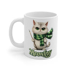 Meowfoy Cat Wizard Mug – Cute Magical Cat Coffee Cup – Funny Fantasy Kitten Ceramic Mug Gift