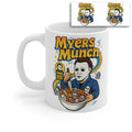 Myers Munch Horror Cereal Mug – Funny Halloween Slasher Coffee Cup for Horror Fans