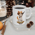 Cute Space Princess Cat Mug – Funny Sci-Fi Kitten Coffee Cup Gift