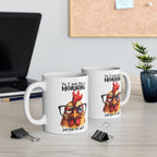 Funny Chicken Mug – “Do I Look Like a Morning Person to You?” | Cute Coffee Cup for Non‑Morning People & Animal Lovers