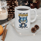 Funny Grumpy Cat Coffee Mug – “I Don’t Need Your Attitude, I Brought My Own” | Sarcastic Gift for Cat Lovers
