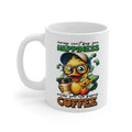 Funny Duck Coffee Mug – “Money Can’t Buy Happiness Unless You’re Buying Coffee” – Cute Coffee Lover Gift Cup