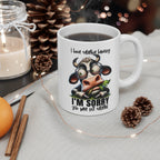 Funny Cow Mug – “I Have Selective Hearing” Coffee Cup | Cute Farm Animal Gift for Cow Lovers, Farmers & Office Humour