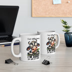 Funny Cow Mug – “I Have Selective Hearing” Coffee Cup | Cute Farm Animal Gift for Cow Lovers, Farmers & Office Humour