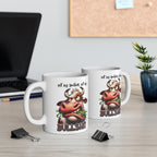 Funny Cow Mug – “Not My Pasture, Not My Bullshit” | Sarcastic Coffee Cup for Office & Home | Perfect Gift for Animal Lovers