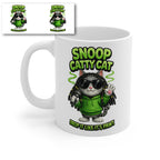 Snoop Catty Cat Mug – Funny Rapper Cat Coffee Cup – Drop It Like It’s Pawt Novelty Gift