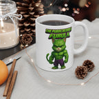 The Purrcredible Furulk Cat Mug – Funny Green Superhero Kitten Coffee Cup – Gift for Cat Lovers