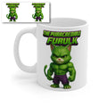 The Purrcredible Furulk Cat Mug – Funny Green Superhero Kitten Coffee Cup – Gift for Cat Lovers