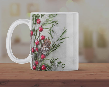 Cute Christmas Character Mug – Festive Holiday Coffee Cup