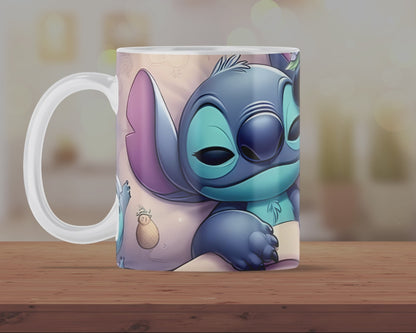 Lilo & Stitch Floral Friendship Mug – Cute Disney‑Inspired Gift for Fans