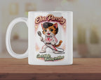 Elvis Purrsley Funny Cat Mug – Cute Rock and Roll Cat Coffee Cup