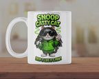 Snoop Catty Cat Mug – Funny Rapper Cat Coffee Cup – Drop It Like It’s Pawt Novelty Gift
